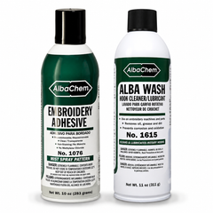AlbaChem Craft Sprays – Hook Cleaner/Lubricant & Embroidery Adhesive