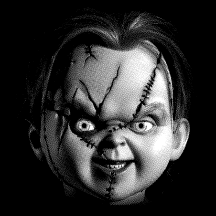 Chucky - Halftone DTF Transfer