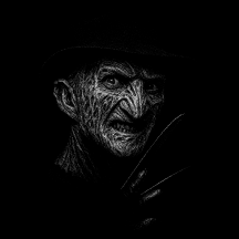 Freddy Krueger - Halftone DTF Transfer