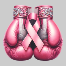 Fight Cancer – Pink Ribbon Boxing Gloves Awareness