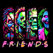 Horror Friends Neon