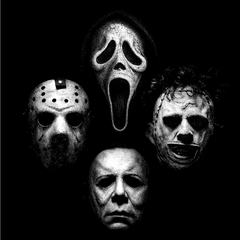 Horror Movie Characters - Halftone DTF Transfer