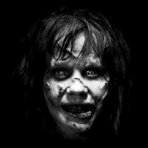 Regan The Exorcist - Halftone DTF Transfers