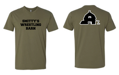 Smitty's Wrestling Barn Cotton Crew Tee - Army Green Smitty's Wrestling Barn Cotton Crew Tee - Army Green Smitty's Wrestling Barn Cotton Crew Tee - Army Green
