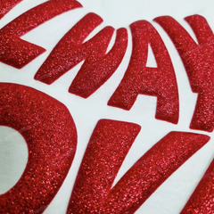 3D Glitter Puff Transfers - 1 Color