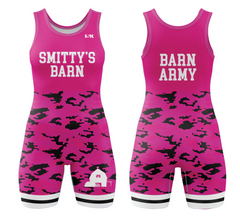 Smitty's Wresting Barn Sublimated Women's Singlet - Pink Camo