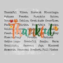 Thankful Word Art