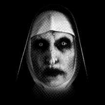 The Nun - Halftone DTF Transfers