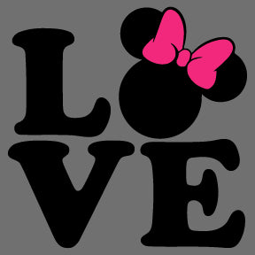 Love Mouse Ear Bow Design