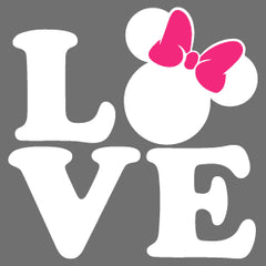 Love Mouse Ear Bow Design