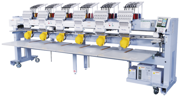Baruden K-Series Multihead Embroidery Machines Overview 8 Head