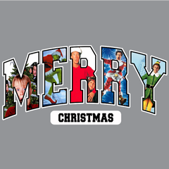 Merry Christmas Movies DTF Transfer - Classic Holiday Film Design