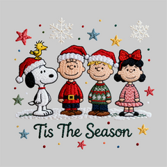Tis The Season DTF Transfer - Classic Holida Cartoon Design