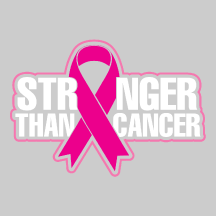 Stronger Than Cancer – Pink Ribbon Awareness Design