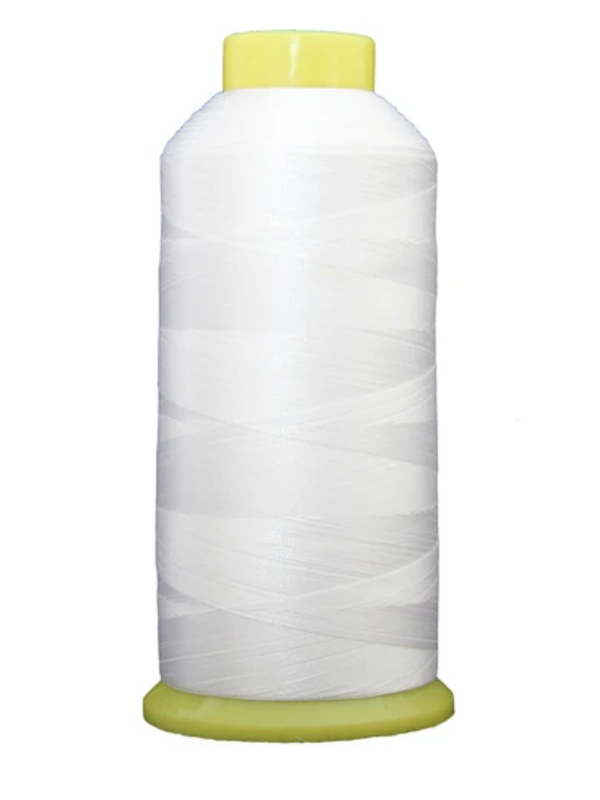 White D-004 Polyneon Embroidery Thread #40 – 5500 Yards